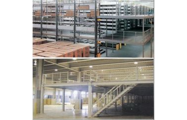 Industrial shelving racks - mezzanine floor, steel shelving racks, 1000kg/square meter