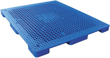 Rackable reusable  Plastic Pallets recycling Nine - feet Perforated Flat Pallet