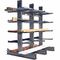 Warehouse Industrial Metal Cantilever Lumber Storage Racks With Multi-level