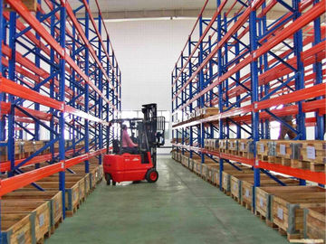 4000mm Height Long Span Heavy Duty Pallet Racking With Powder Coat Paint Finish