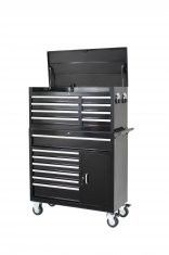 Professional black steel tool chest roller cabinet
