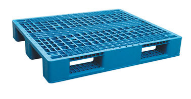 High quality recycled stackable and rackable plastic pallets with 3 Horizontal Bars