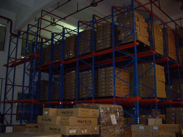 both side access double - deep Drive In Pallet Racking for industrial storage