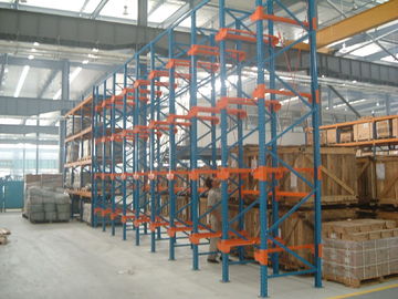 selective Drive in storage rack systems , multi level shelving for carton flow