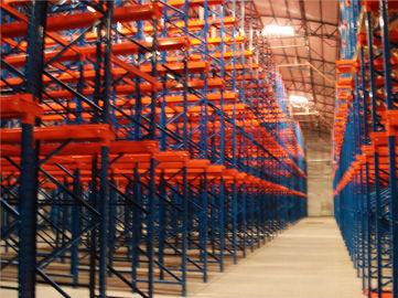 Drive In Warehouse Storage Shelving System , Selective Pallet Racking 6m - 12m