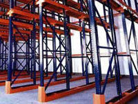 Drive In Warehouse Storage Shelving System , Selective Pallet Racking 6m - 12m