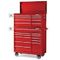 Super shiny aluminum pulls Tool Chest and Cabinet with Anti-skid drawer liners included