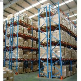 FIFO Heavy Duty Pallet Racking Detachable Goods Shelf With Box-shape Beam