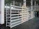 White Medium Duty Warehouse Storage Shelves 2 - 8 levels Office Display Rack